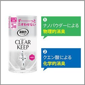 【新品】(まとめ) エステー トイレの消臭力 CLEAR KEEP 無香性 【×10セット】_画像3