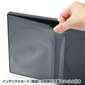 【新品】サンワサプライ DVDトールケース(12枚収納・3枚セット・ブラック) DVD-TW12-03BKN_画像5