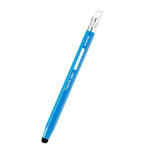 【新品】【5個セット】 エレコム 6角鉛筆タッチペン ブルー P-TPENCEBUX5_画像1