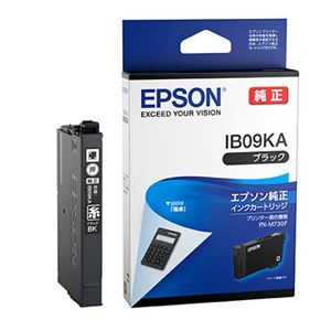 【新品】エプソン(EPSON) 【純正】 インクカートリッジ ブラック IB09KA_画像1