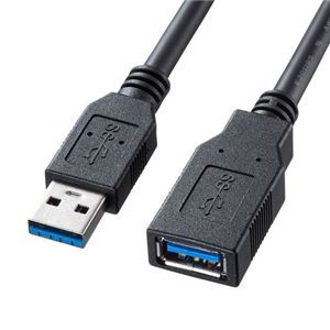 【新品】サンワサプライ USB3.0延長ケーブル0.5m KU30-EN05K_画像1