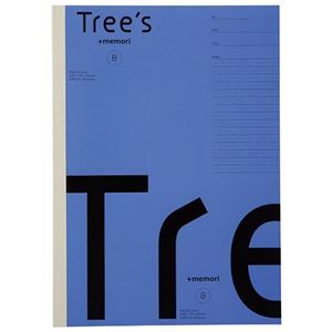 【新品】(まとめ）日本ノート Tree s B5 Pメモリ B罫30枚バイオレット (×30セット）