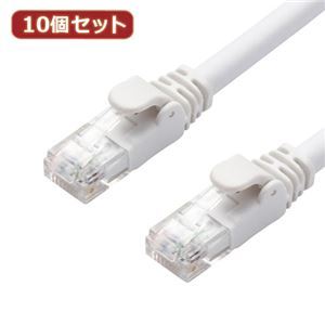 【新品】【10個セット】 エレコム LANケーブル/CAT6A/スタンダード/2m/ホワイト LD-GPA/WH2X10