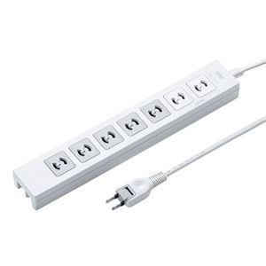 【新品】【5個セット】 サンワサプライ 電源タップ 5m TAP-F27-5KPX5