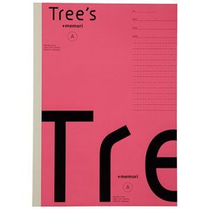【新品】(まとめ）日本ノート Tree s B5 Pメモリ A罫30枚ピンク (×30セット）