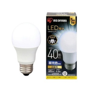 【新品】LED電球40W E26 広配光 昼光色 4個セット_画像1