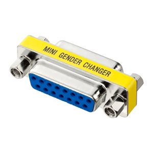 【新品】【5個セット】 サンワサプライ ジェンダーチェンジャー(D-sub15pinメスメス) AD15S-FFKX5