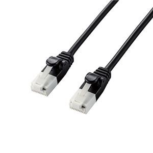 【新品】(まとめ) エレコム やわらかLANケーブル/CAT6A/爪折れ防止/7.0m/ブラック LD-GPAYT/BK70 【×2セット】