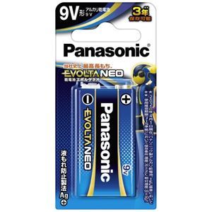 【新品】（まとめ）Panasonic 乾電池エボルタネオ9V形 1本 6LR61NJ／1B（×5セット）_画像1