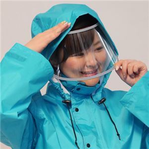 [ new goods ]tokiwa rain . guide person high luminance reflection rain visor clear / black F size 383-BK-F