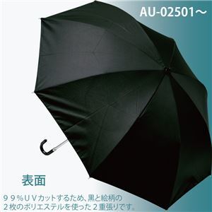 【新品】ユーパワー 名画折りたたみ傘 晴雨兼用 ゴッホ「オーヴェルの教会」_画像5