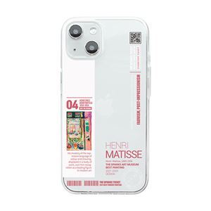 【新品】Dparks ソフトクリアケース for iPhone 14 マティス 背面カバー型 DS24140i14_画像1