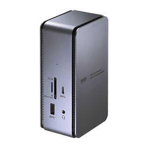 【新品】サンワサプライ USB Type-Cドッキングステーション(HDMI×2画面出力対応) USB-CVDK12