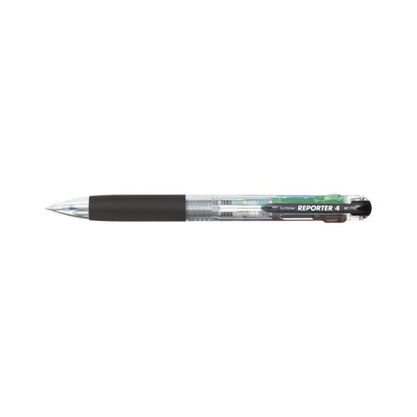 【新品】（まとめ） トンボ鉛筆 リポーター リポーター4 4色ボールペン（黒・赤・青・緑） BC-FRC20 1本入 【×10セット】_画像1