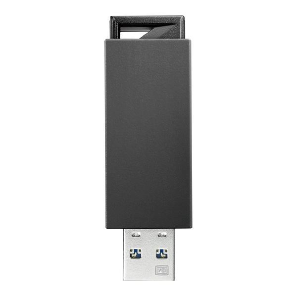 【新品】アイ・オー・データ機器 USB3.0/2.0対応 ノック式USBメモリー 16GB ブラック U3-PSH16G/K_画像1