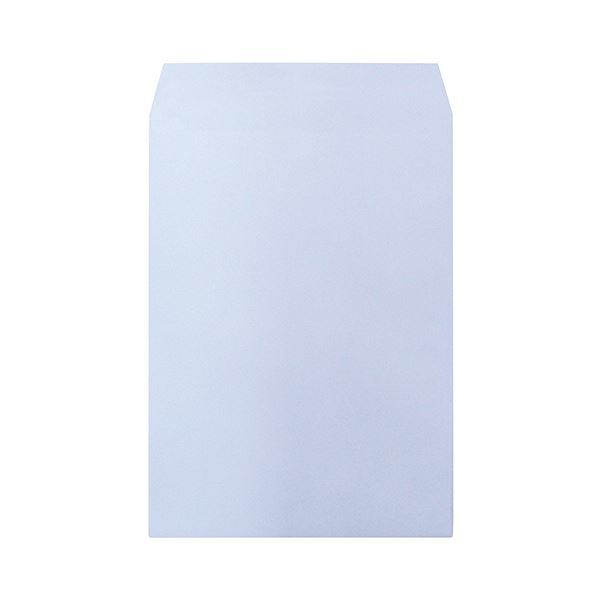 【新品】(まとめ) ハート 透けないカラー封筒 角2パステルアクア XEP494 1パック（100枚） 【×10セット】