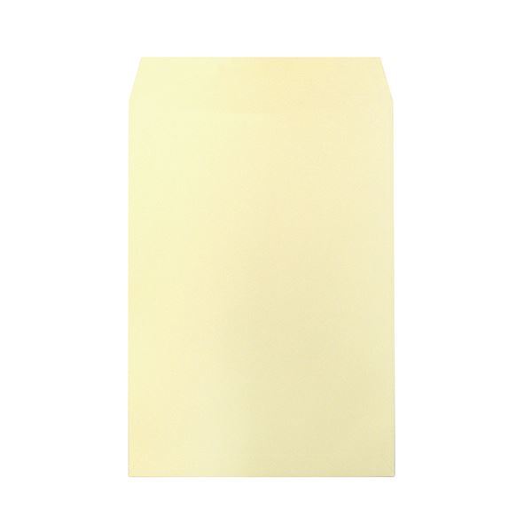 【新品】(まとめ) ハート 透けないカラー封筒 テープ付角2 パステルクリーム XEP473 1パック（100枚） 【×10セット】