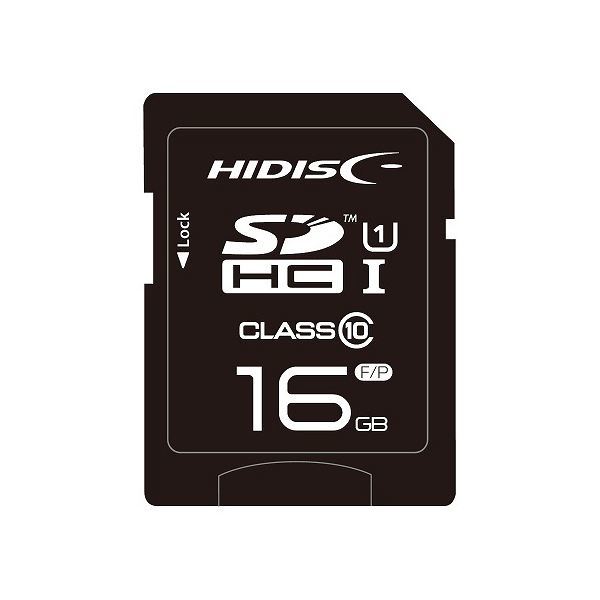 【新品】(まとめ) ハイディスク SDHCカード 16GBclass10 UHS-I対応 HDSDH16GCL10UIJP3 1枚 【×10セット】_画像1