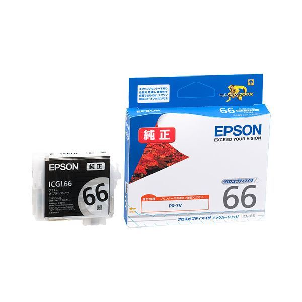 【新品】(まとめ) エプソン EPSON インクカートリッジ グロスオプティマイザ ICGL66 1個 【×10セット】_画像1