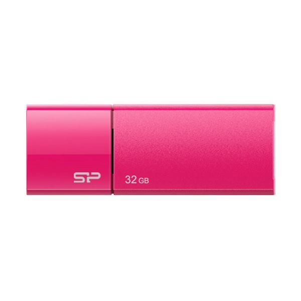 【新品】(まとめ) シリコンパワーUSB2.0フラッシュメモリ Ultima U05 32GB ピンク SP032GBUF2U05V1H 1個 【×1_画像1