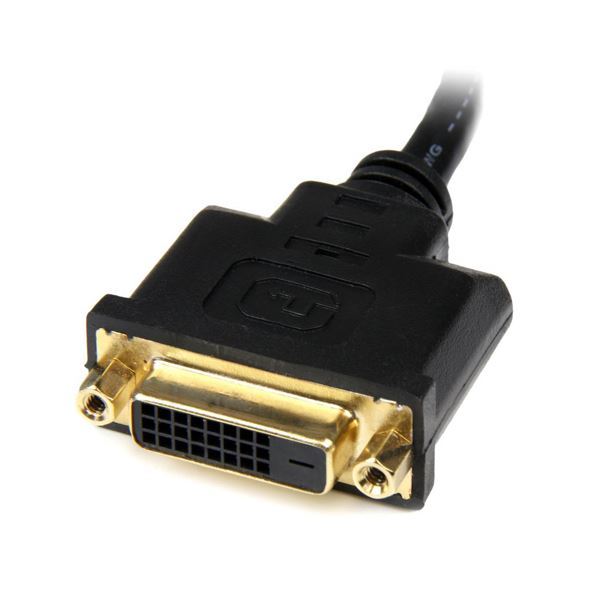 【新品】(まとめ) StarTechHDMI-DVI-D変換ケーブル HDMI オス-DVI-D メス 20cm HDDVIMF8IN 1本 【×10_画像3