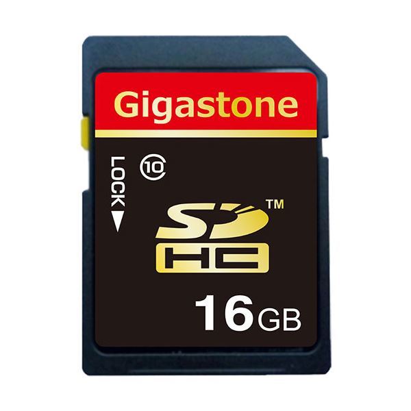 【新品】(まとめ) Gigastone SDHCカード16GB class10 GJS10/16G 1枚 【×10セット】_画像1