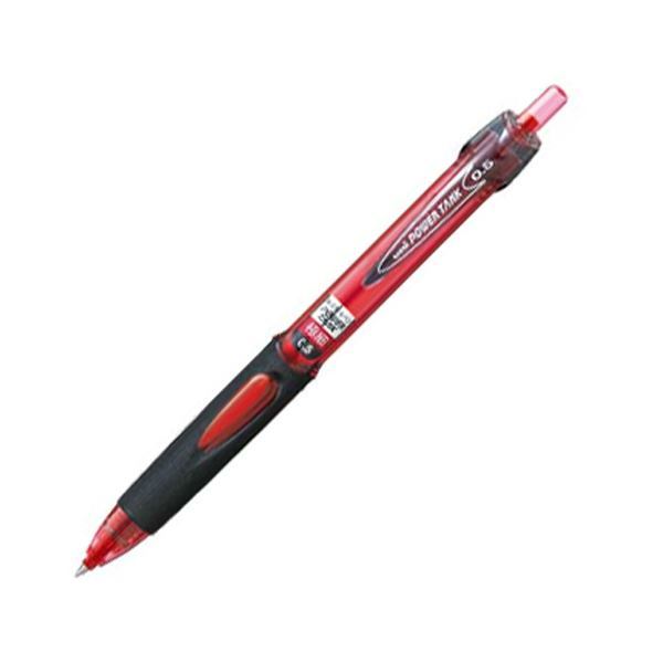 【新品】(まとめ) 三菱鉛筆 油性加圧ボールペン パワータンク スタンダード 0.5mm 赤 SN200PT05.15 1本 【×50セット】_画像1