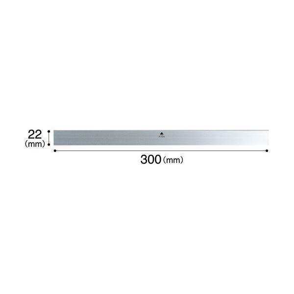【新品】(まとめ) マグエックス マグネットバー シルバータイプ W300×H22×D4.3mm MOAB-300 1本 【×30セット】_画像2