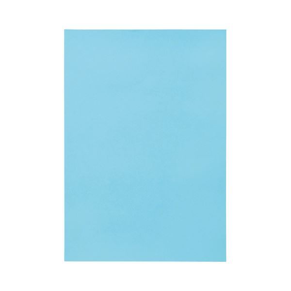 【新品】(まとめ) TANOSEE 色画用紙 四つ切 みずいろ 1パック（10枚） 【×30セット】_画像1