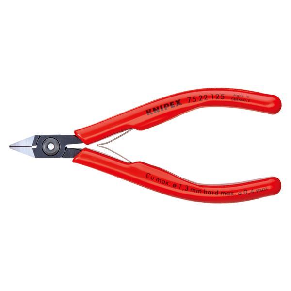 【新品】KNIPEX（クニペックス）7522-125 エレクトロニクスニッパー （#7521-125）