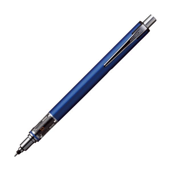 【新品】（まとめ） 三菱鉛筆 シャープペン クルトガアドバンス 0.5mm （軸色：ネイビー） M55591P.9 1本 【×10セット】