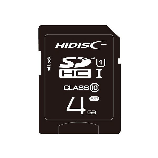 【新品】（まとめ）ハイディスク SDHCカード 4GBclass10 UHS-I対応 HDSDH4GCL10UIJP3 1枚【×5セット】_画像1