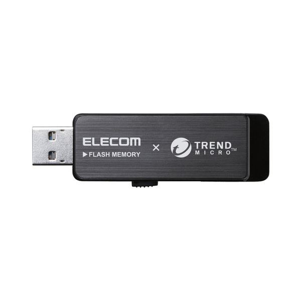 【新品】エレコムウイルス対策USB3.0メモリ(Trend Micro) 16GB ブラック MF-TRU316GBK 1個_画像4
