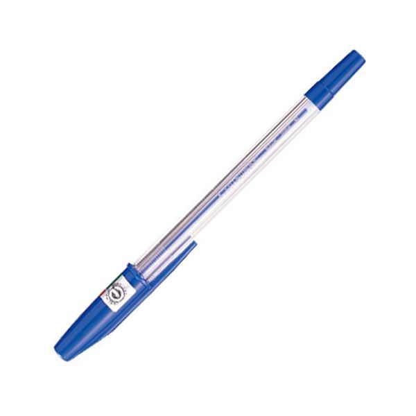 【新品】(まとめ) 三菱鉛筆 油性リサイクルボールペン 0.7mm 青 業務用パック SAR10P.33 1箱(10本) 【×10セット】_画像1
