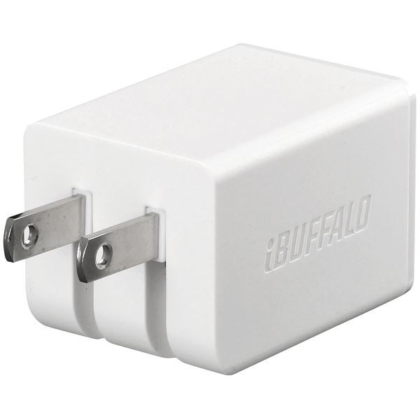 【新品】バッファロー（サプライ） 2.4A USB急速充電器 AutoPowerSelect機能搭載 2ポートタイプ自動判別USBx2 ホワイト BS_画像3