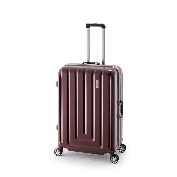 【新品】スーツケース/キャリーバッグ 【カーボンレッド】 82L ダイヤル式 TSAロック アジア・ラゲージ 『MAX SMART』