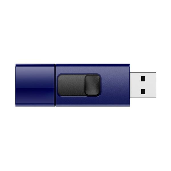 【新品】シリコンパワー USB3.0スライド式フラッシュメモリ 64GB ネイビー SP064GBUF3B05V1D 1個_画像2
