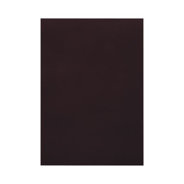 【新品】（まとめ） TANOSEE 色画用紙 四つ切 くろ 1パック（10枚） 【×15セット】_画像1