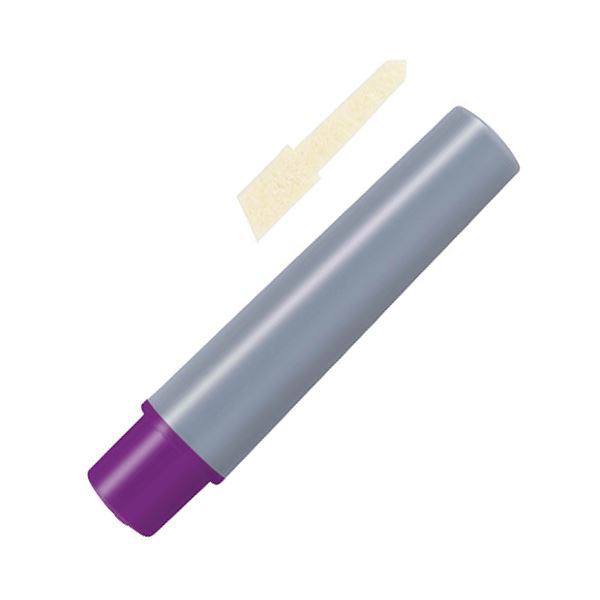【新品】(まとめ) ゼブラ 油性マーカー ハイマッキーケア つめ替え用インクカートリッジセット 紫 インク+太字替芯各1本 RYYT5-PU 1セット