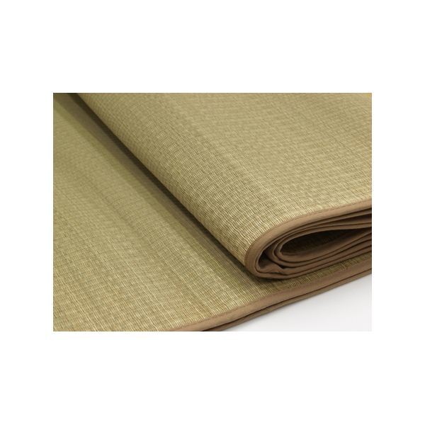 【新品】無染土 い草 上敷き/ラグマット 【江戸間3畳 約176×261cm】 裏:不織布張り 抗菌 防臭 ボリューム 〔リビング〕 【新品】無染土 い草 上敷き/ラグマット 【江戸間3畳 約176×261cm】 裏:不織布張り 抗菌 防臭 ボリューム 〔リビング〕