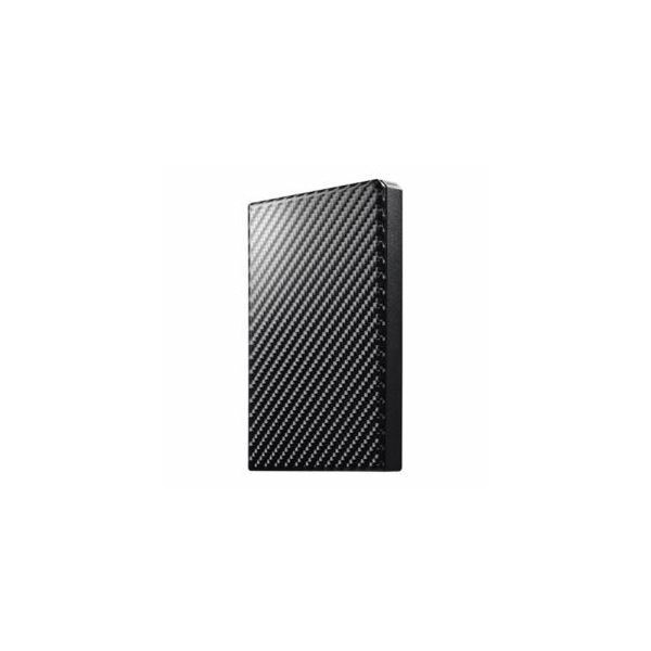【新品】IOデータ USB 3.1 Gen 1対応 ポータブルHDD カーボンブラック 2TB HDPT-UTS2K
