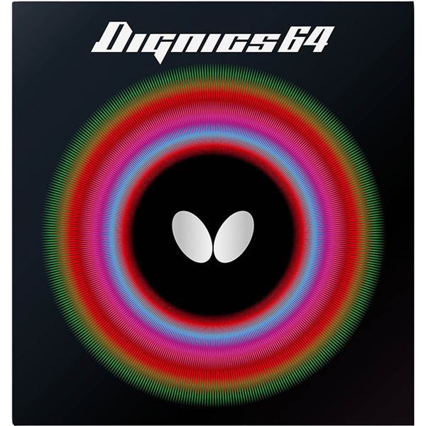 【新品】Butterfly（バタフライ） ハイテンション裏ラバー DIGNICS 64 ディグニクス64 ブラック 特厚_画像1