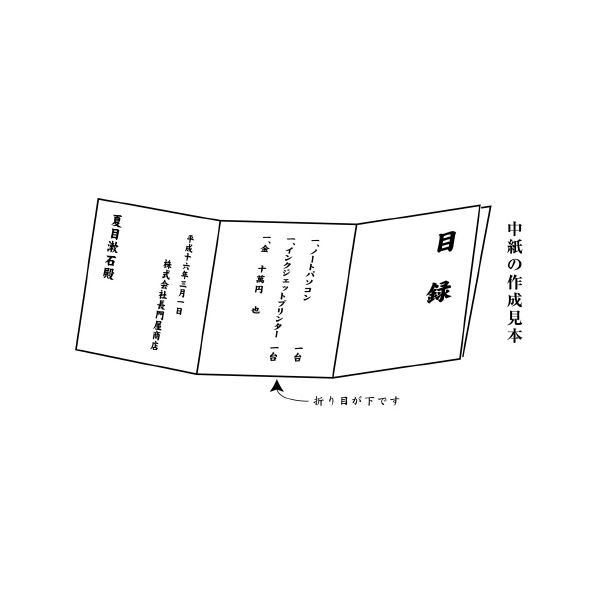 【新品】（まとめ）長門屋商店 目録 大 ポリ袋入 ユ-090（×20セット）_画像2