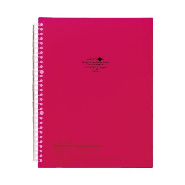 【新品】（まとめ）LIHITLAB イージーチェンジ・Cブック 赤 N-1483-3 20P（×20セット）