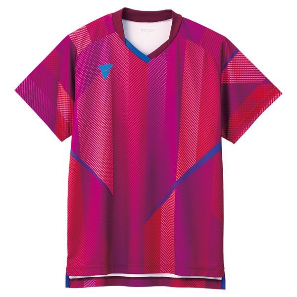 【新品】VICTAS（ヴィクタス） 卓球ゲームシャツ V-GS203 男女兼用 ピンク M