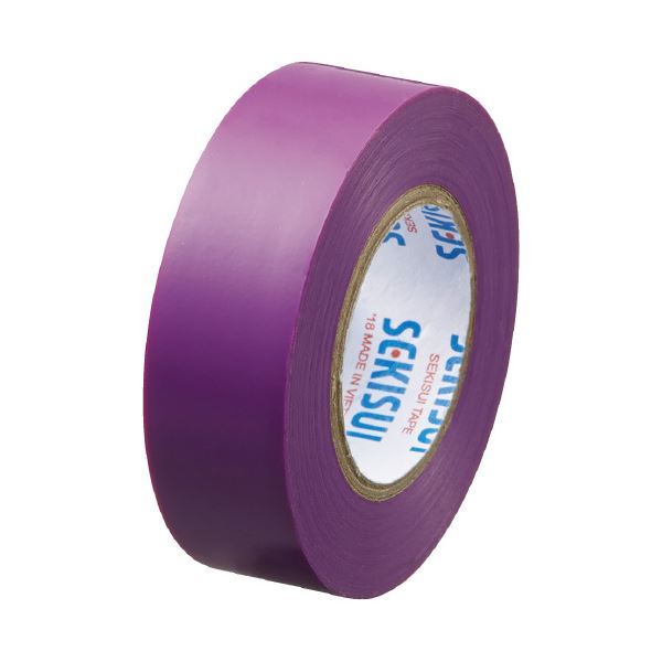 【新品】（まとめ）セキスイ エスロンテープ #360 19mm×10m 紫 V360E1N（×300セット）