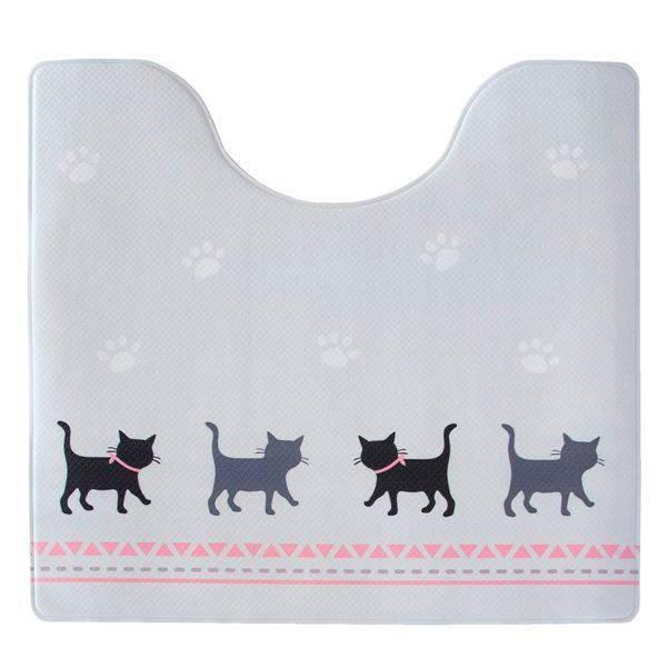 [ new goods ] toilet mat [ approximately 55×60cm cat ]. repairs easy water repelling processing .... repairs make (. lavatory . hand . store company office )