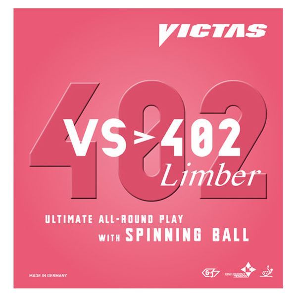 【新品】ヤマト卓球 VICTAS(ヴィクタス) 裏ソフトラバー VS＞402 リンバー 020391 レッド MAX