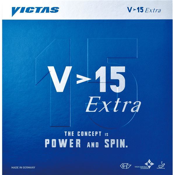 【新品】ヤマト卓球 VICTAS(ヴィクタス) 裏ソフトラバー V＞15 エキストラ 020461 ブラック MAX