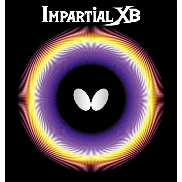 【新品】バタフライ(Butterfly) 表ラバー IMPARTIAL XB(インパーシャルXB) 00410 レッド A_画像1